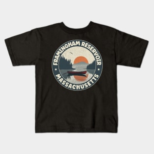 Framingham Reservoir Massachusetts Kids T-Shirt